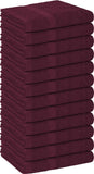 Utopia Towels - Salon Towel, Pack of 12 (Not Bleach Proof, 16x27 Inches) Highly Absorbent Towels for Hand, Gym, Beauty, Hair, Spa, and Home Hair Care, Burgundy