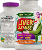 Hippie Farms Liver Cleanse Support Supplement w Milk Thistle - Nature's Secret Agent Blend - 60 Vegan Capsules