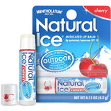 Mentholatum Natural Ice Lip Balm Cherry SPF 15 1 Each (Pack of 12)