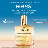 NUXE Huile Prodigieuse Multi-Purpose Dry Oil - Radiant Glow and Lightweight Hydration for Face, Body & Hair. Nourishes, Repairs and Enhances