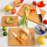 Totally Bamboo 3-Piece Bamboo Cutting Board Set; 3 Assorted Sizes of Bamboo Wood Cutting Boards for Kitchen