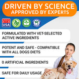 Liquid Glucosamine for Dogs - 16 Fl Oz Easy to Serve Joint Pain Relief Supplement - Advanced Formula with Chondroitin, MSM, Collagen - Hip & Joint Care - Made in USA