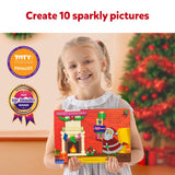 Skillmatics Art & Craft Activity - Foil Fun Holiday Magic, No Mess Art for Kids, Christmas Craft Kits & Supplies, DIY Creative Activity, Gifts for Boys & Girls Ages 4, 5, 6, 7, 8, 9