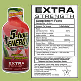 5-hour ENERGY Extra Strength Energy Shot | Watermelon Flavor | 1.93 oz. | 24 Count | Sugar-Free & Zero Calories | B-Vitamins & Amino Acids | 230mg Caffeinated Energy Shot | Dietary Supplement