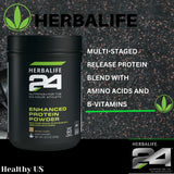Herbalife HERBALIFE24 Enhanced Protein Powder: Natural Flavor (640 G) for The 24-Hour Athlete, Natural Flavor, No Artificial Sweetener, 0g Added Sugar, Gluten-Free