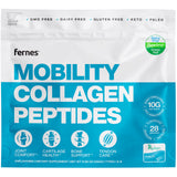 Mobility Hydrolyzed Collagen Peptides Supplement for Women & Men - Joint, Bone, Cartilage & Tendon Support - Grass Fed Type I & III - Keto, Paleo - 28 Servings, 9.88 oz, Unflavored Powder