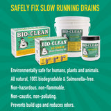 Bio-Clean Drain Septic 2# Can Cleans Drains- Septic Tanks - Grease Traps All Natural and 100% Guaranteed No Caustic Chemicals! Removes fats oil and grease, completely cleans your system.