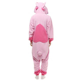 Wishliker Adult Onesie Animal Pajamas Halloween Cosplay Costumes Party Wear Pink L