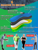 Trustfeet Heavy Duty Support Metatarsal Pain Relief Insoles for Metatarsalgia,Morton's Neuroma,Ball of Foot Pain Relief,Plantar Fasciitis,Arch Support Orthotics Shoe Inserts for Man Women-I