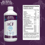 Buried Treasure ACF Advanced Immune Support - 16 oz, 16 Servings with Elderberry, Echinacea and Herbal Blend for Immunity Support with Dose Cup