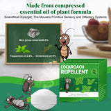 12 Pcs Cockroach Repellent for Indoor Outdoor Use - Natural Roach Repellent Peppermint Oil to Repels Roaches