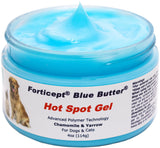 Forticept Blue Butter – Hot Spot Treatment for Dogs & Cats | Dog Wound Care | Skin Yeast Infections, Ringworm, Cuts, Rashes, First Aid Veterinary Strength Topical Ointment 4oz