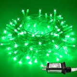 JMEXSUSS Green Lights for Halloween Decor, 66ft 200 LED Green Halloween String Lights Outdoor Indoor, Clear Wire Green Christmas Lights Plug in for Garden Party Christmas Tree Halloween Decorations