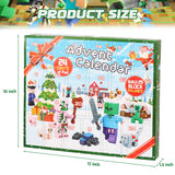 Christmas Advent Calendar 2024 Boys, 24 Days Toy Figures Building Blocks Countdown Calendar Including 29 Characters, Boys Advent Calendar Surprise Christmas Gift for Kids Boys Girls Fans