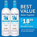 Fairy Tales Tangle Tamer Static Free Detangling Spray - Detangler Spray for Kids - Paraben Free, Sulfate Free, Gluten Free, Nut Free - 12 oz (2 pack)