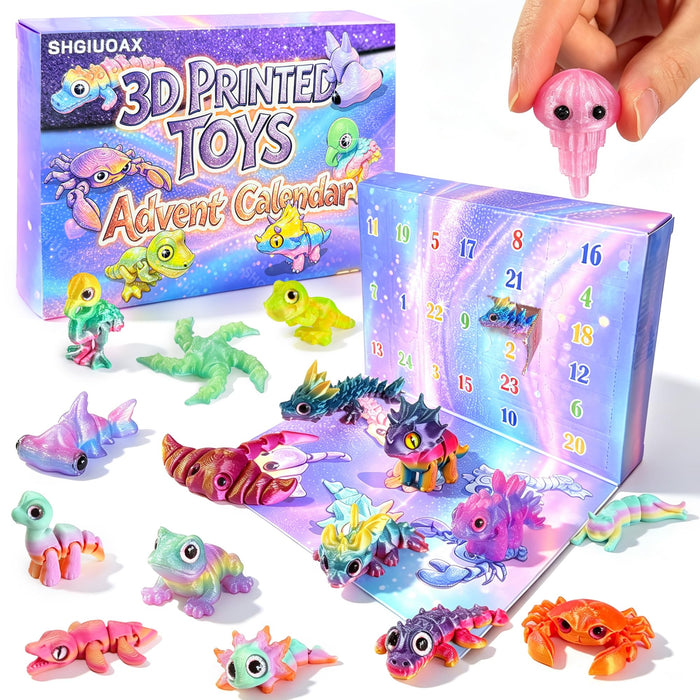 Advent Calendar 2026 for Girls, 24 Days of Christmas Countdown Calendar