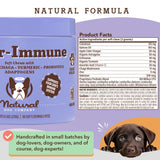 Natural Dog Company Aller-Immune Chews (90 Pieces), Turkey Flavor, with Canine-Specific Probiotics, Allergy Immune Supplement for Dogs of All Ages, Sizes & Breeds, Boosts Immune System, Antioxidant