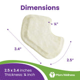 Premium Dancers Pads for Ball of feet Pain - Sesamoiditis Pads - 1/4" Thick Adhesive Skived Felt - 12 Pieces - Left Foot