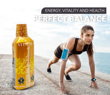 Vitafer-L Gold Multivitamin for Men and Women, Liquid Energy Supplements. Wellness Formula for Fatigue and Tiredness. Include 3 Bottles (16.9 Oz). + 6 Pocket Size Bottles (0.67oz)