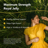 NORTH AMERICAN HERB & SPICE Royal Oil - 2 fl. oz. - Raw Royal Jelly - Healthy Adrenal Support, Fights Stress - High in 10-HDA & B Vitamins - Non-GMO - 20 Servings