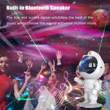 Astronaut Star Galaxy Projector, LED Night Light with Bluetooth Speaker, Super Large Coverage Area, 33 Aurora Scenes, Gift for Kids Adults Home Party Ceiling Decor