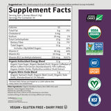 Garden of Life Sport Organic Plant Based Energy + Focus Clean Pre Workout Powder, with 85mg Caffeine, Natural No Booster, B12, Vegan, Gluten Free, Non-GMO, Blackberry, 15.3 Oz