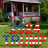 9Pcs Trump 2024 Yard Sign Yard Decorations Placard Voted for Trump Lawn Signs Triggering Signs Rally Decoration Outdoor Lawn Yard Signs 4th of July Decorations Outdoor