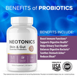 2 Pack Neotonics Skin and Gut Essential, Neotonics Skin & Gut, Neotonics Advanced Formula Skin Gut, Neotonics Review Neo Tonics Skin and Gut Health Supplement Pills, Neotronics (120 Caps)