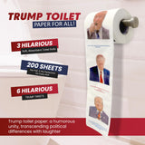 Donald Trump Toilet Paper 3-Pack Winners' Edition – Unleash Laughter with Every Roll, Luxe Sheets Fit for a President, and Hilarious Jokes to Elevate Your Throne Room | Political Novelty Gag Gift