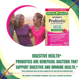 Probiotics for Women 60 Capsules, Dietary Supplement 1 Billion CFUs - Digestive Health by Spring Valley + Includes Venancio’sFridge Sticker
