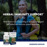 Host Defense Agarikon Capsules - Immune System Support Supplement - Mushroom Supplement to Aid Immune Functions & Cell Strength - Herbal Dietary Supplement - 60 Capsules (60 Servings)*