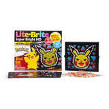 Lite Brite Super Bright HD, Pokemon Edition - Creative Retro Light-Up Screen – Educational Play for Children, Enhances Creativity, Gift for Boys and Girls Ages 6+