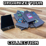 Collector Craft, Black, NES Compatible Cartridge Holder, NES Game Tray, Holds 10 Games, Clutter Reducing, Retro Video Game Collection, Works with Nintendo Entertainment System NTSC and PAL Cartridges