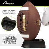 CHAMPION SPORTS Football Kicking Tee Set for Kickoff Practice - Ball Holder Tees for Footballs - Kicking Block and Accessories for Adults, Kids, Coaches