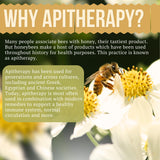Honey Gardens Elderberry Syrup with Apitherapy Raw Honey, Propolis & Elderberries | Traditional Immune Formula w/Echinacea | 8 fl. oz.