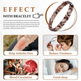 Jecanori Pure Copper Bracelets for Women,Ultra Magnetic Bracelets for Women with 3500 Gauss Magnets,Crystal Valentine's Day Jewelry Gift, Sizing Tool