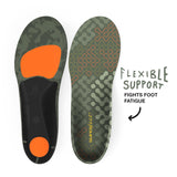 Superfeet Hike Cushion Insoles - Trim-to-Fit Flexible Arch Support Inserts for Hiking Boots or Shoes - Professional Grade - 9.5-11 Men / 10.5-12 Women