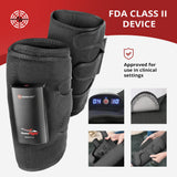 ManaMed PlasmaFlight Calf Muscle & Leg Massager for Pain Relief & Circulation | Approved Kneading Air Massage Leg Sleeve Compression Wrap | Portable Professional SCD Machine for Legs with 2 Modes