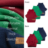 Fitwarm 3 Pack Classic Fleece Dog Sweater, Christmas Dog Winter Clothes for Small Dogs Boy Girl, Holiday Pet Apparel, Burgundy Red, Green, Navy Blue, Small