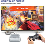 Kinhank Retro Game Console 256GB, Super Console X PRO Built-in 65,000+ Games, Video Game Console Systems for 4K TV HD/AV Output, Dual Systems (256G)