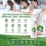 Say Bye Bugs Bed Bug Killer Spray - Non-Toxic and Kills on Contact. Stain & Odor Free Bed Bug Spray. New Formula for Getting Rid of Bed Bugs Permanently (2 oz) TSA Approved size - a Travel Must-Have