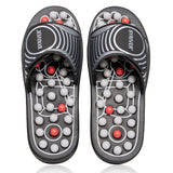 BYRIVER Deep Tissue Foot Massager Tool, Massage Slippers Sandals Flip Flops, Neuropathy Arthritis Back Plantar Fasciitis Pain Relief, Xmas Gifts for Dad Mom Coworkers Runners(02XS)