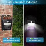 Solar Bug Zapper, 3-in-1 Solar Electric Mosquito Killer Lamp, Motion Sensor LED Lights for Illumination and Eliminate Bugs, Moths, Mosquitoes, 2 Pack Insect Killer Fly Trap for Outdoor Use