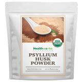 Healthworks Psyllium Husk Powder (80 Ounces / 5 Pounds) | Raw | Certified Organic | Finely Ground Powder from India | Keto, Vegan & Non-GMO | Fiber Support