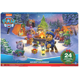 Paw Patrol Holiday Advent Calendar Count Down with 24 Collectible Toys Including Pups, Snowboards, and More, for Kids Ages 3 and Up