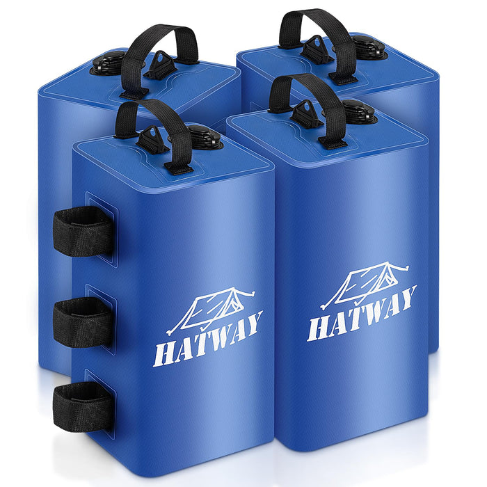 Hatway Canopy Water Weight Bag,88 LBS Water Tent Weights Set of 4 Leg Weights for Pop Up Canopy,Gazebo,Canopies,Tent-4 * 10L-Blue