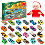 NIGOWAYS Christmas Advent Calendar 2023,24 pcs Advent Calendar Car Toy for Kids, 24 Days Countdown Calendar Toys,Christmas Countdown Calendars for Toddler Kids Boys