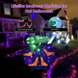 Halloween Decorations Outside Witches Cauldron - HOYECHI Outdoor Halloween Decor Lighted Cauldron 2.5FT, Light Up 3D Witch Cauldron with 60 LED Lights, for Front Yard Porch Gardens Lawns Party