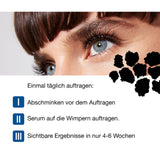 EVOBEAUTÉ evoeye Eyelash Formula INTENSE 3 ml I Wimpernserum mit Intensiv-Booster für lange & volle Wimpern in 4-6 Wochen