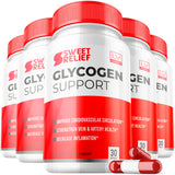 5 Pack - Sweet Relief Glycogen Capsules, Sweet Relief Vitamins, Sweet Relief Glycogen Advancced Formula, Sweet Relief Glycogen Vitamin Capsules, Sweet Relief For Health, 150 Capsules For 150 days.
